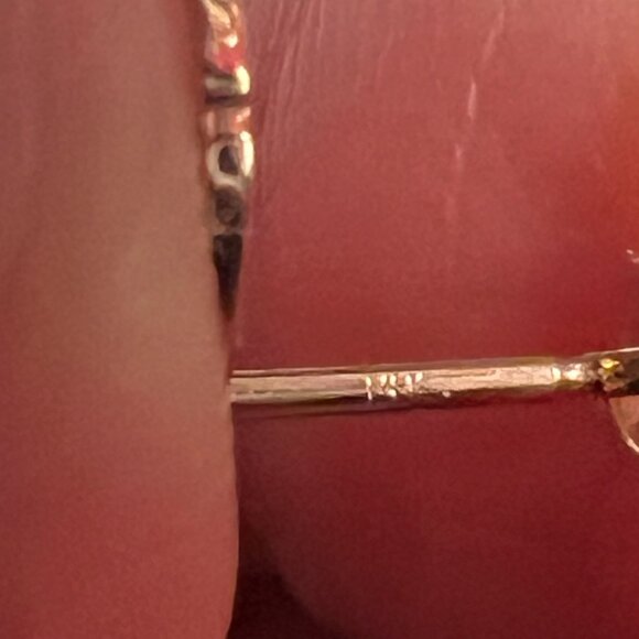 Automic 14k Rose Gold Astrology Leo & Cancer Stud Post Earrings (extra backs) - Picture 6 of 8